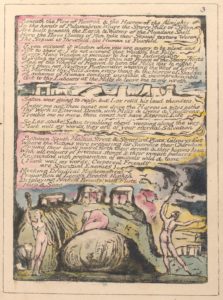 "Beneath the Plow of Rintrah...." Example from the Rare Book Division on The New York Public Library Digital Collections 